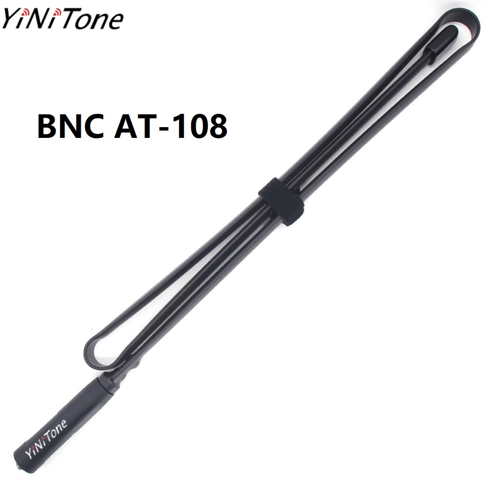 เสาอากาศยุทธวิธี CS BNC Dual Band VHF UHF พับได้ 108 ซม.