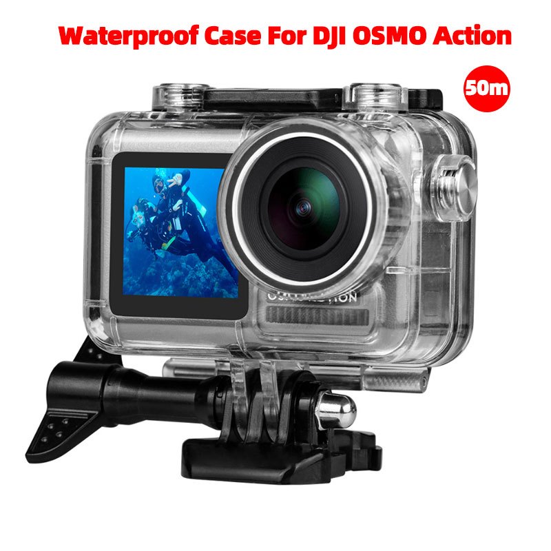 เคสกันน้ํา 50 เมตร อุปกรณ์เสริม สําหรับ DJI OSMO Action 1 Dive Case Waterproof Case
