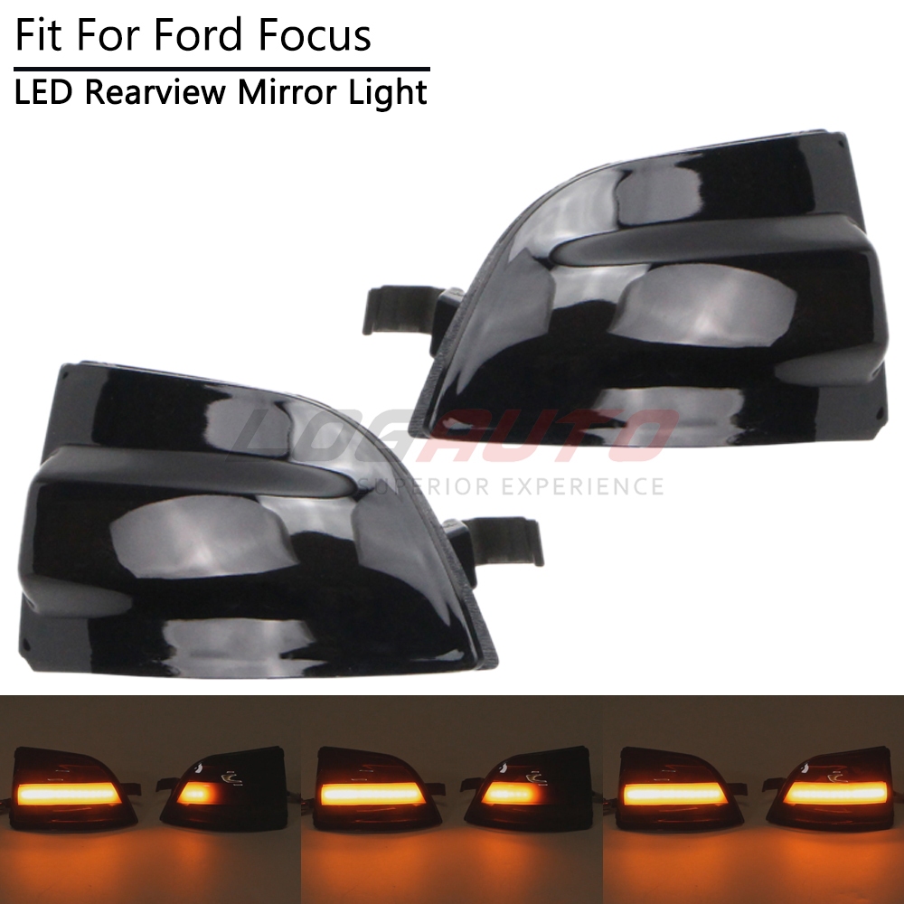 ไฟเลี้ยวไดนามิก LED ติดกระจกมองหลัง สําหรับ Ford Focus 2 MK2 2004-2008 Ford Focus 2 C-MAX 2003-2007 Ford C-MAX 2007-2010