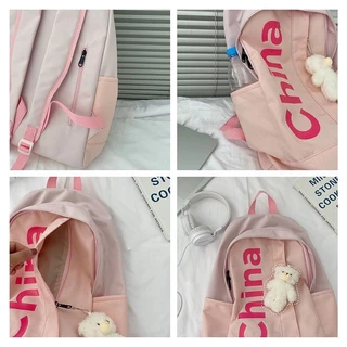 【จัดส่งจากประเทศไทย】🌼พร้อมส่ง🌼กระเป๋าเป้สะพายหลัง กระเป๋านักเรียน พิมพ์ลาย ขนาดใหญ่ จุของได้เยอะ แฟชั่นสไตล์เกาหลี