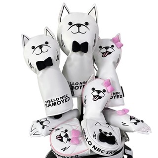 Samoyed golf wood Club Cover pu Club Cover No. 1 ไม้ Fairway…