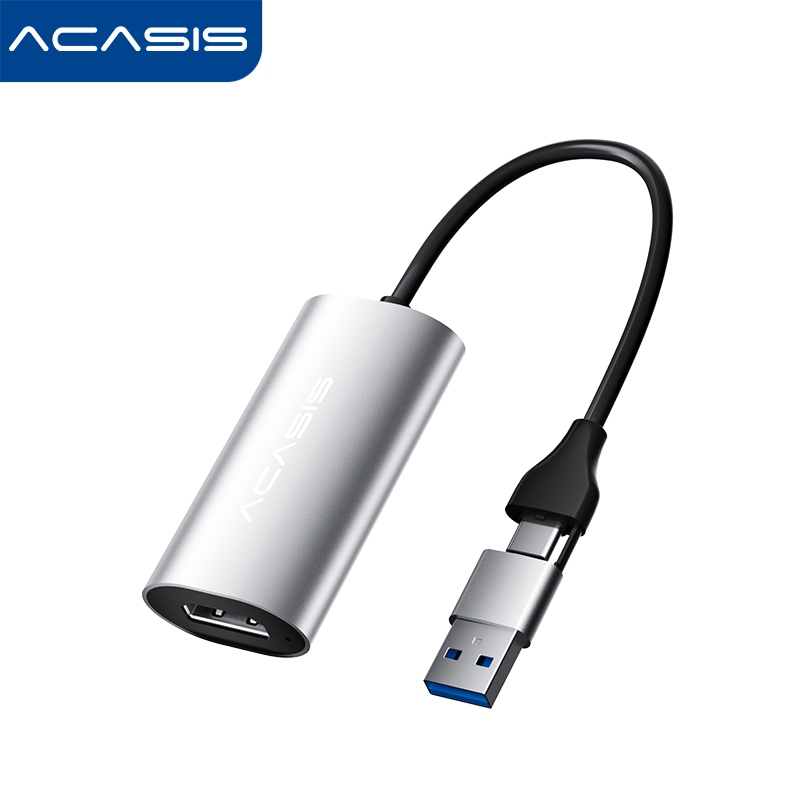 ACASIS MINI Video Capture Card USB 2.0 HDMI Video Grabber บันทึกกล่อง FR PS4 เกม DVD กล้องวิดีโอ HD บันทึกกล้องที่ถ่ายทอดสด
