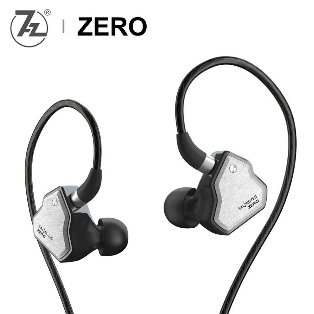 หูฟังอินเอียร์ ไดนามิก 7Hz Salnotes Zero HiFi 10 มม. IEM โลหะ ไดอะแฟรมคอมโพสิต N52 แม่เหล็ก