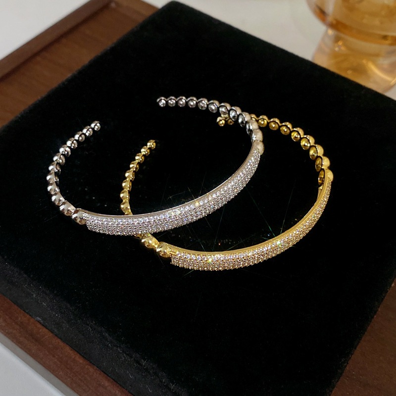 DREJEW สร้อยข้อมือ ประดับลูกปัดเพทาย ทอง 18K ทรงกลม เรียบง่าย สไตล์ยุโรป และอเมริกา สําหรับผู้หญิง