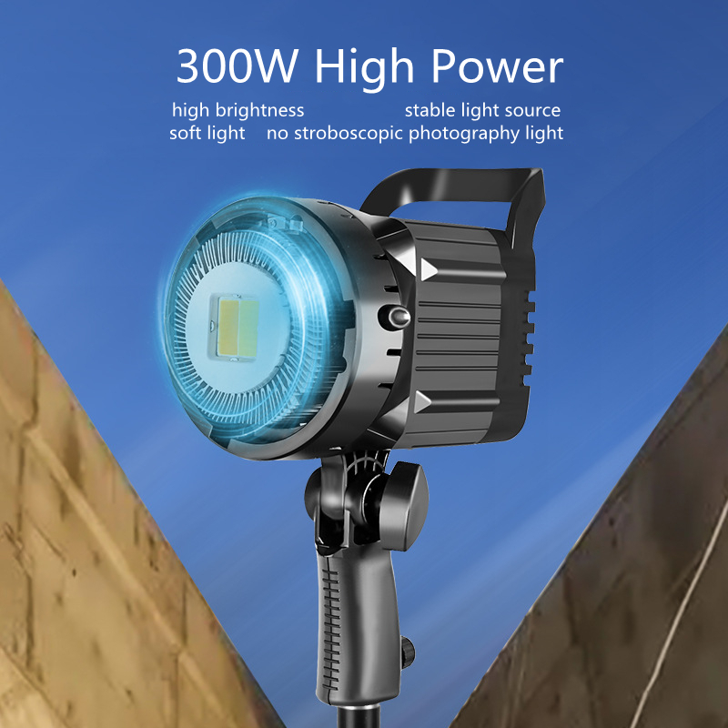 ชุดโคมไฟซอฟท์บ็อกซ์ 300W พร้อมขาตั้ง และรีโมต สําหรับไลฟ์สตรีม