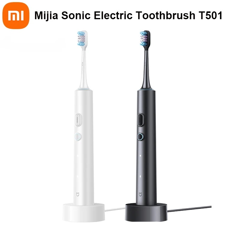 Xiaomi Mijia T501 แปรงสีฟันไฟฟ้าโซนิค ฟอกสีฟัน ทําความสะอาดช่องปาก แบบชาร์จไฟได้ กันน้ํา