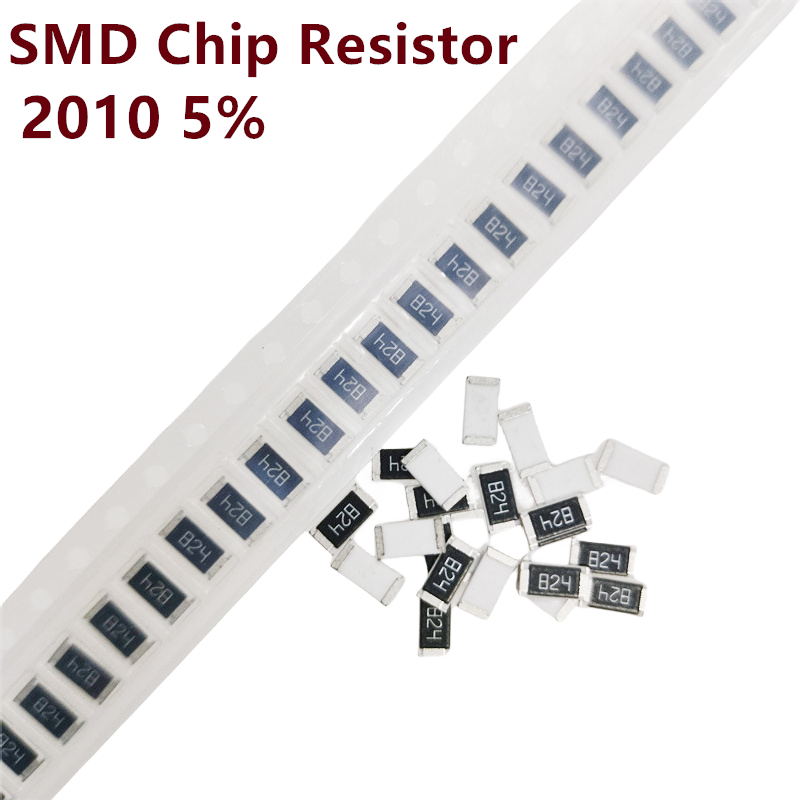 Smd 2010 ชิปตัวต้านทานชิปอิเล็กทรอนิกส์ 5% 470K-1M 100 ชิ้น ต่อเส้น