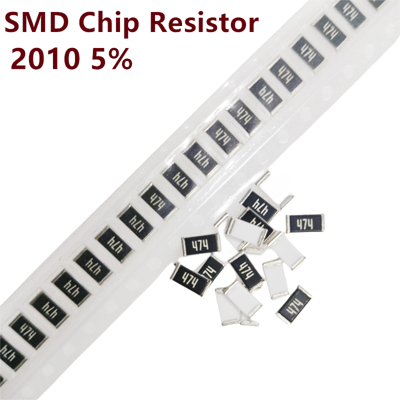 ตัวต้านทาน smd 2010 5% 0.5w 0r ohm 0.1r 1r 10r 100r 1k 10k 100k 1m 10m 100 ชิ้น