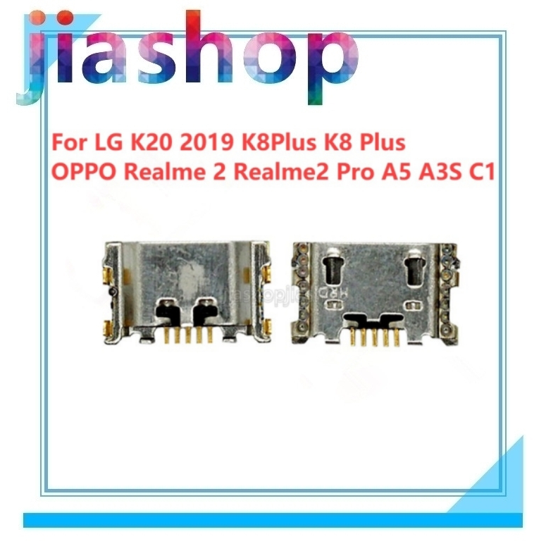 ใหม่ ของแท้ พอร์ตชาร์จ USB สําหรับ LG K20 2019 K8Plus K8 Plus Realme 2 Realme2 Pro A5 A3S C1 5-50 ชิ้น