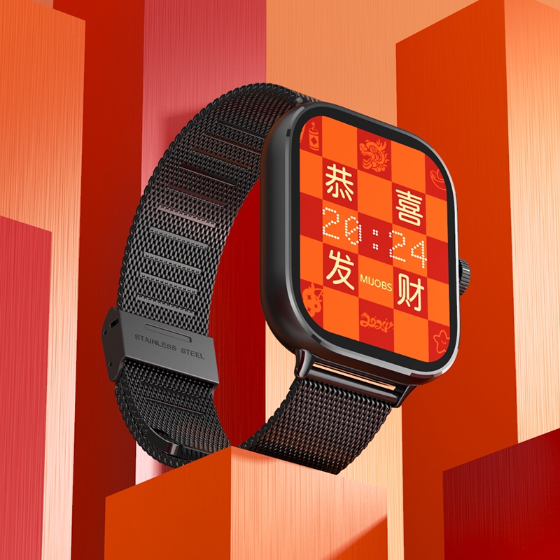 Mijobs Milanese สายนาฬิกาข้อมือ สเตนเลส โลหะ แบบเปลี่ยน สําหรับ Redmi Watch 4 Redmi Watch4 Global Version