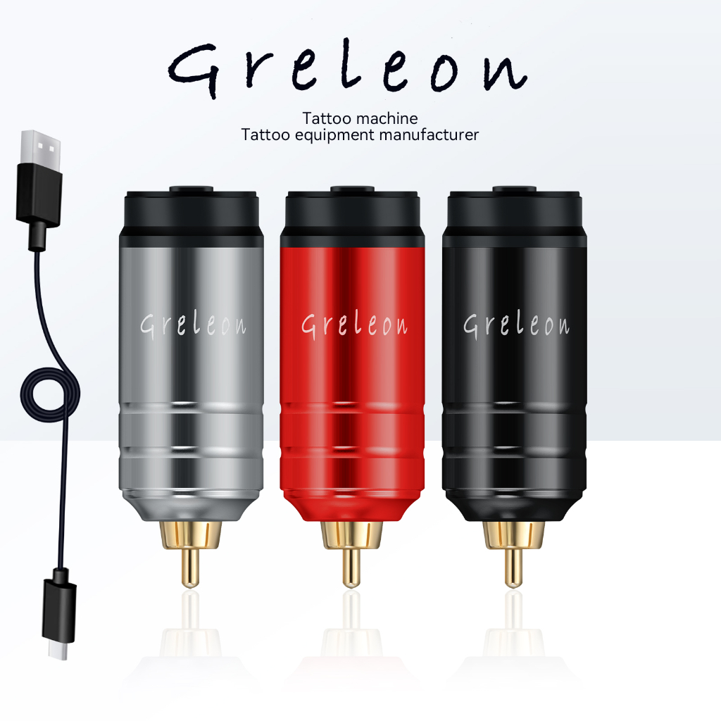 Greleon แบตเตอรี่สักไร้สาย 1600mAh อุปกรณ์เสริม สําหรับเครื่องสัก