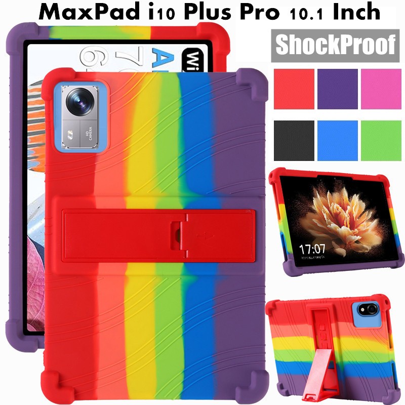 for BMAX MaxPad i10 Pro Plus 10.1 Inch Tablet Case Super Shockproof Soft Silicone Protective Case St