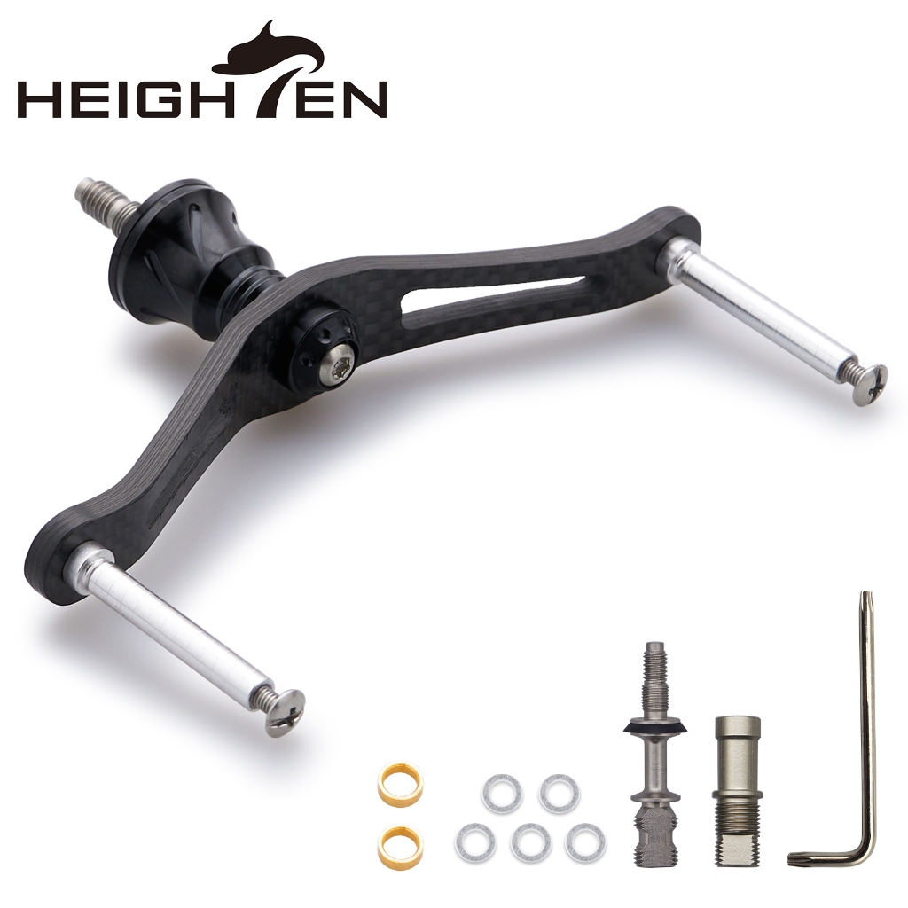 Heighten รอกตกปลาคาร์บอน 90 มม. ไม่มีลูกบิด สําหรับ Shimano Stradic Vanquish Daiwa Fuego