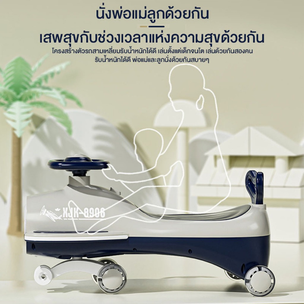 🔥ลดล้างสต๊อก🔥รถดุ๊กดิ๊ก รถดุ๊กดิ๊กเด็ก รับน้ำหนักได้100KG มีเพลง มีไฟ รูปทรงนักบินอวกาศสุดเท่ รถเด็ก รถขาไถเด็ก - รูปที่ 3