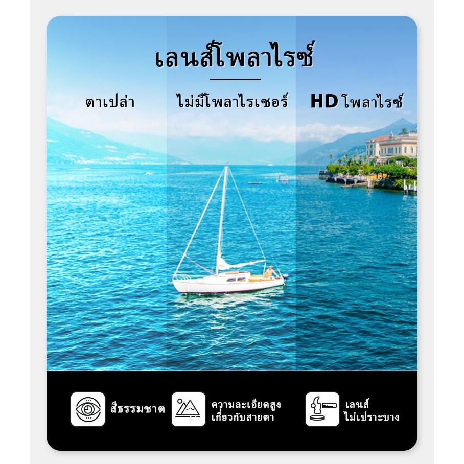 แว่นตากันแดด เลนส์โพลาไรซ์ ป้องกันรังสียูวี 400 ป้องกันแสงสะท้อน เหมาะกับการขับขี่ ตั้งแคมป์ แฟชั่นสําหรับผู้หญิง และผู้ชาย NIRAI