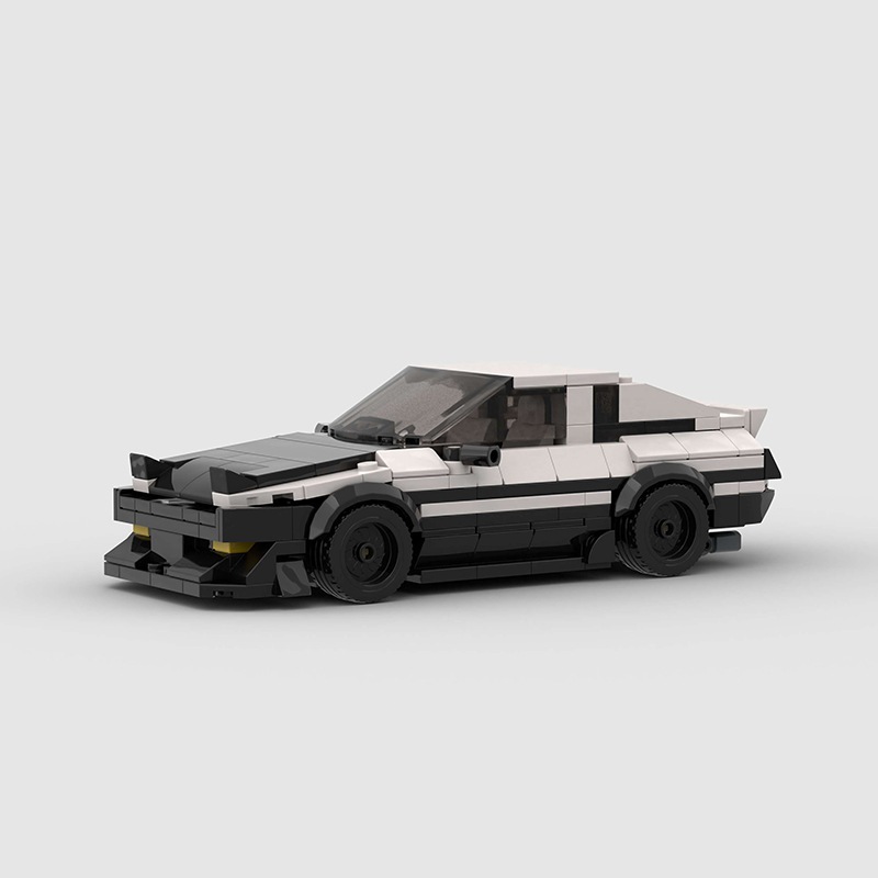 【AE86 Super Racing Cars】ของเล่นตัวต่อโมเดลรถยนต์ ภาพยนตร์ Initial D 313 ชิ้น สําหรับเด็ก