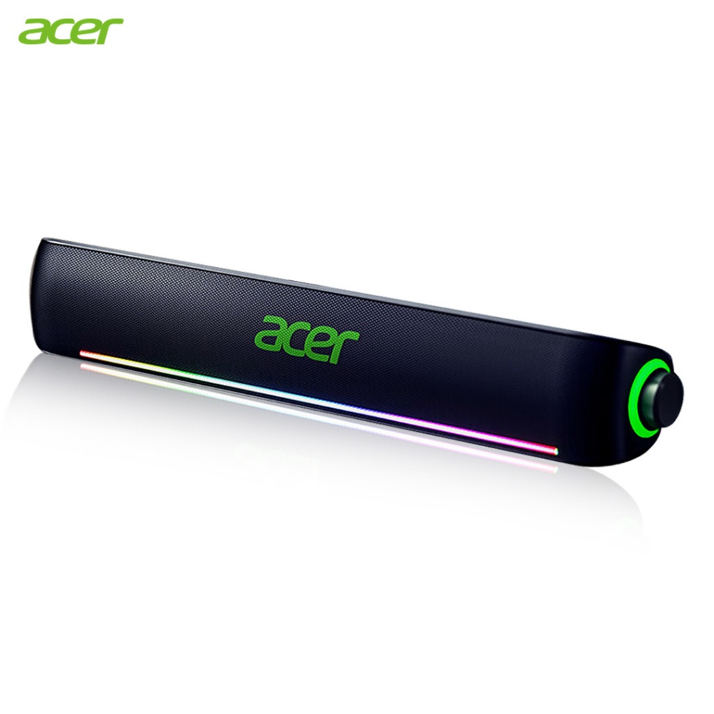 Acer ลําโพงบลูทูธ OSK211 พร้อมไฟหลากสี พลังงาน USB คุณภาพเสียง HIFI สําหรับโทรศัพท์มือถือ และคอมพิวเตอร์