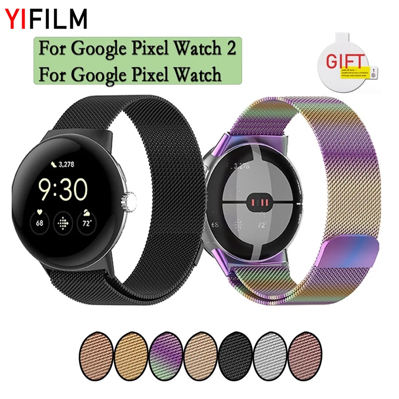 สายนาฬิกาข้อมือแม่เหล็ก สไตล์นักธุรกิจ แบบเปลี่ยน สําหรับ Google Pixel Watch 2