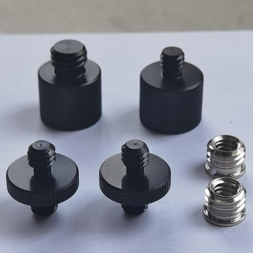 อะแดปเตอร์สกรูขาตั้งกล้อง สามขา 1/4 นิ้ว ตัวผู้ เป็น 3/8 นิ้ว ตัวเมีย สําหรับขาตั้งกล้อง 6 แพ็ค - รูปที่ 6