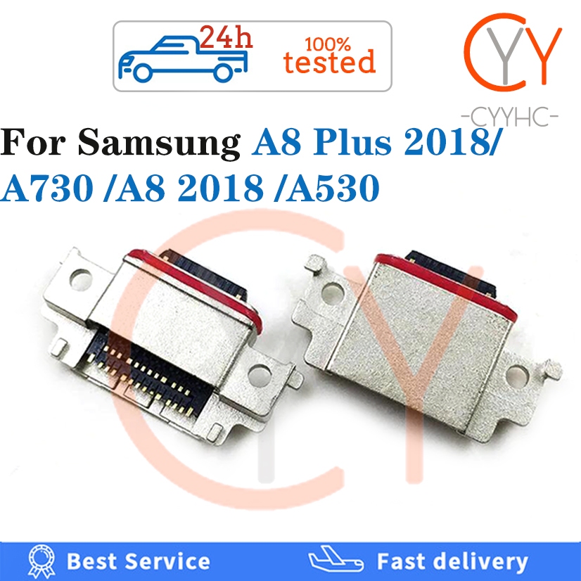 ปลั๊กแจ็คเชื่อมต่อพอร์ตชาร์จ USB Type C สําหรับ Samsung Galaxy A8 Plus 2018 A8 + A530 A730 A530F A73