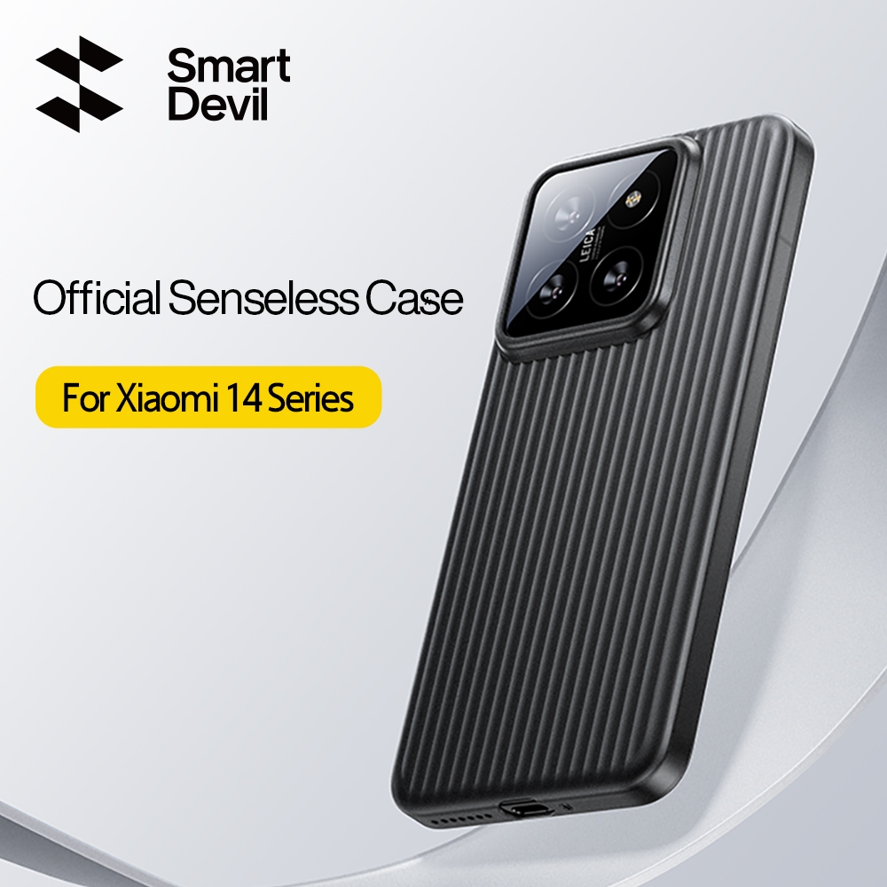 SmartDevil เคสโปร่งแสง แบบบาง และไร้เหตุผล รวมทุกอย่าง สําหรับ Xiaomi 14 Slim
