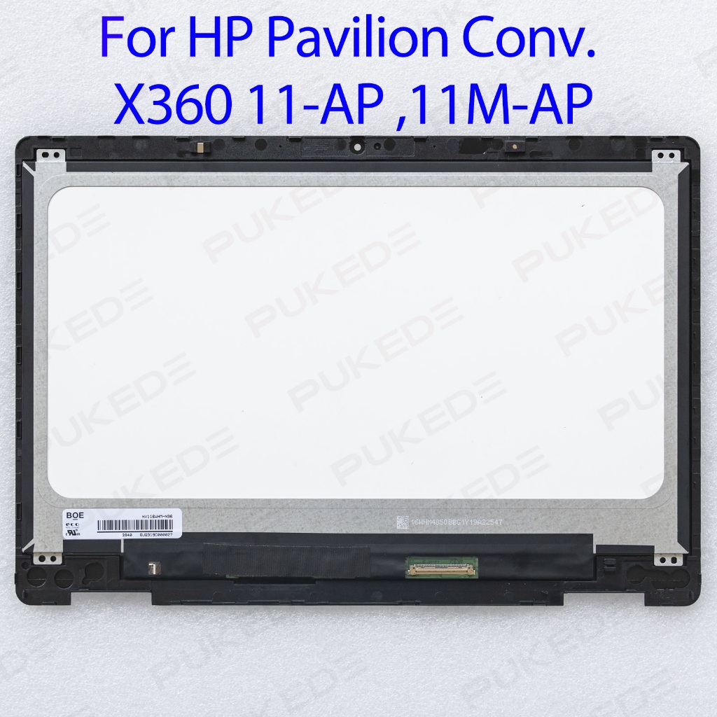 11.6 นิ้ว LCD หน้าจอสัมผัสสําหรับ HP Pavilion X360 11-AP 11M-AP 11-AP0014NR 11M-AP0023DX HD 1366x768