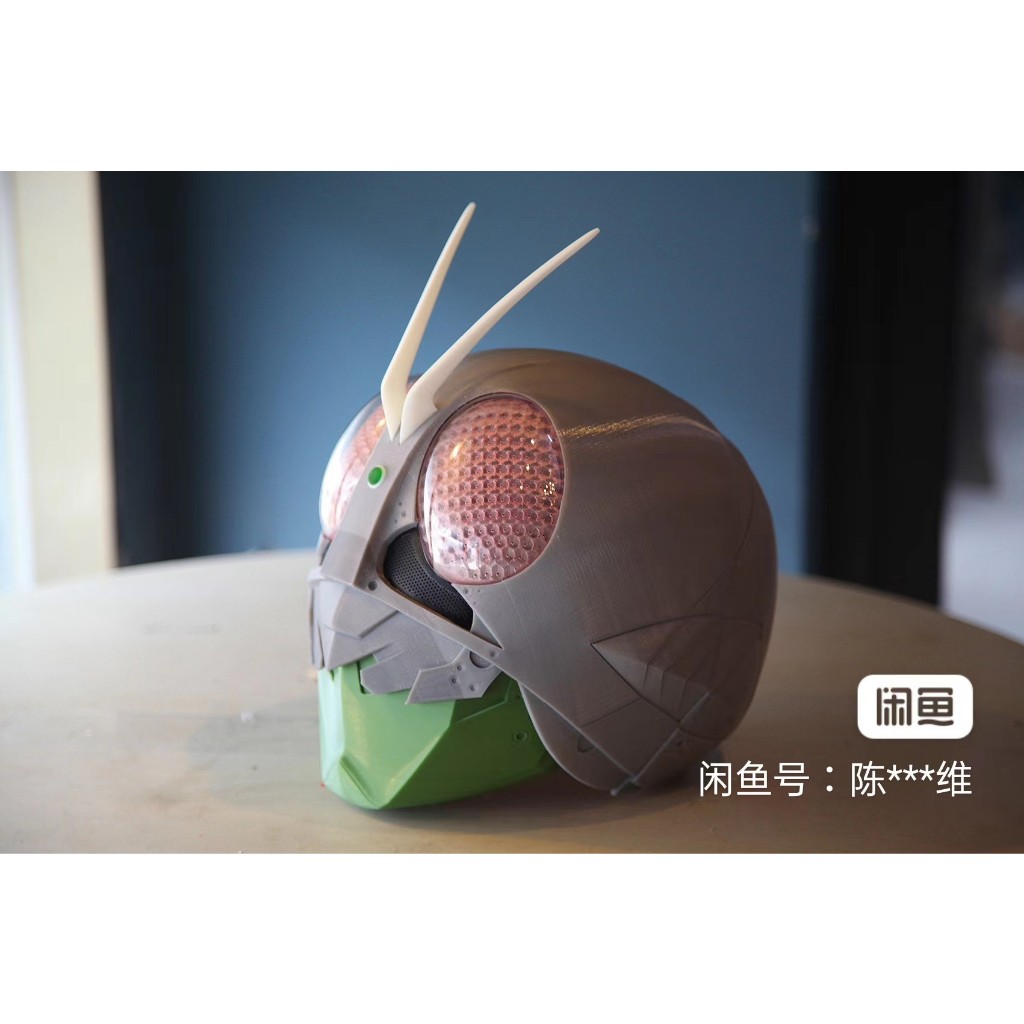 คาเมนไรเดอร์ เบอร์ใหม่ หมวกกันน็อค พิมพ์ลาย 3D 1: 1 พร็อพคอสเพลย์ 1 ชิ้น