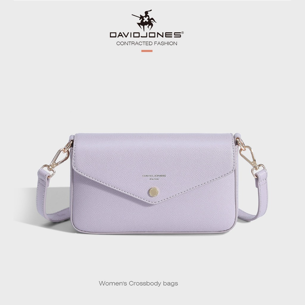 David Jones Paris กระเป๋าสะพายข้าง เก็บสะสม ใหม่ สําหรับผู้หญิง