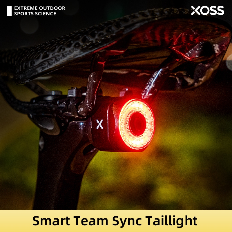 Xoss XR Pro ไฟท้ายจักรยาน LED ซิงค์เบรกอัตโนมัติ กันน้ํา แบบชาร์จไฟได้