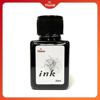 Thunlit หมึกเติมปากกาหมึกซึม สีดำ 20ml เขียนลื่น ไม่มีหมึกติด ซื้อ 1 แถม 1 ขายส่งอุปกรณ์การเรียน