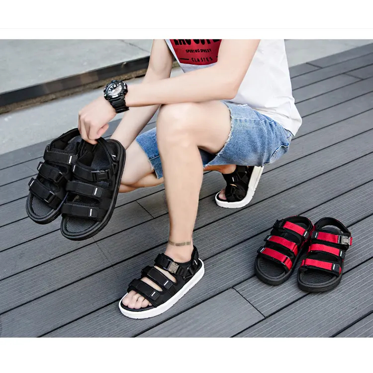 T รองเท้าแตะชายหาด ยางนุ่ม กันลื่น ทนต่อการสึกหรอ อินเทรนด์ สําหรับผู้ชาย ผู้หญิง - รูปที่ 5