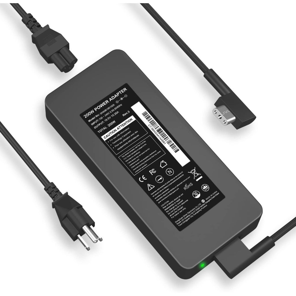 ใหม่เปลี่ยน Slim 200W Razer Blade Charger,Razer Blade RC30-0238 RC30-02380100 Razer Blade 15 RZ09-02
