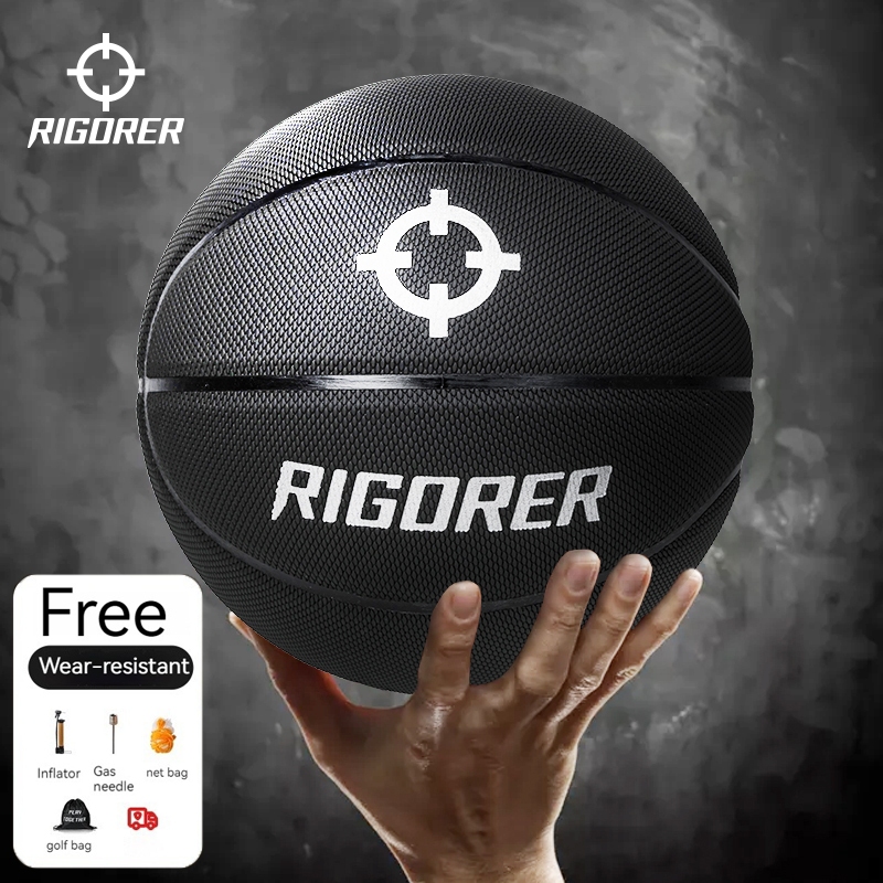 Ricorer Austin Reaves บาสเกตบอลขนาด 7 หนัง Pu ทนต่อการสึกหรอในร่ม/กลางแจ้งการฝึกอบรม Ball พร้อมปั๊ม + เข็ม + กระเป๋า