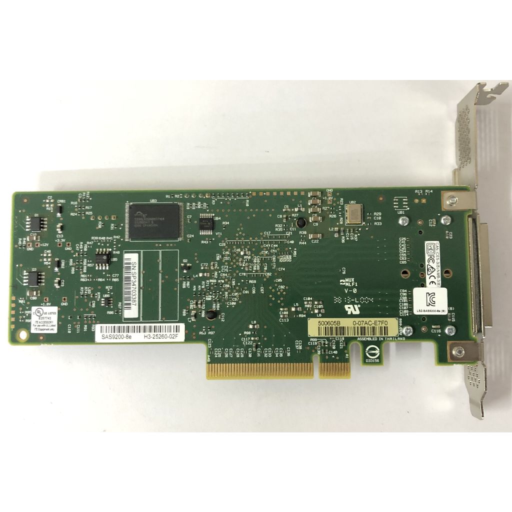Lsi 9200-8e 6Gbps 8-lane external SAS HBA IT Mode ZFS FreeNAS unRAID NoROM Full Height Low Profile