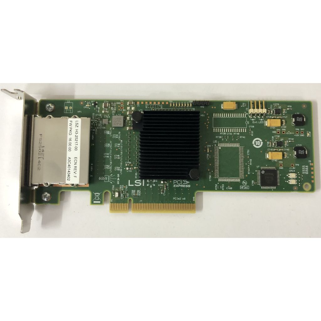 Lsi 9200-8e 6Gbps 8-lane external SAS HBA IT Mode ZFS FreeNAS unRAID NoROM Full Height Low Profile