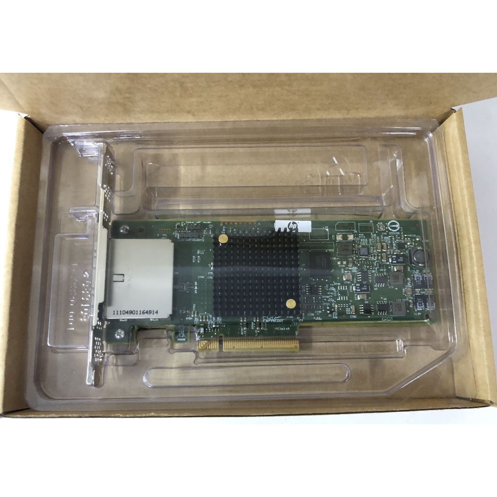 Hp H200 738191-001 โหมด LSI 9207-8E SAS9207-8E SAS HBA 6Gbps PCI-E 3.0 IT สําหรับ ZFS FreeNAS unRAID