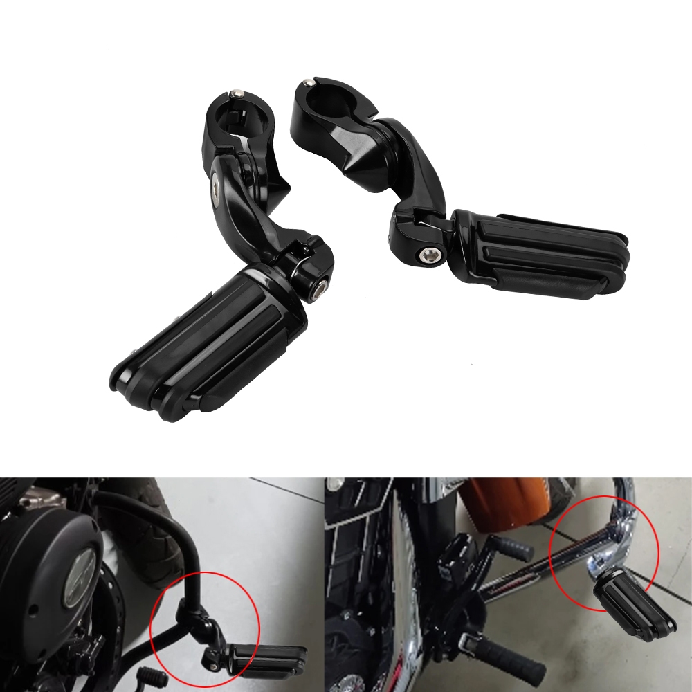 1-1/4" 32 มม.หมุดเท้าทางหลวงเหยียบสําหรับ Harley Touring Road King Street Glide