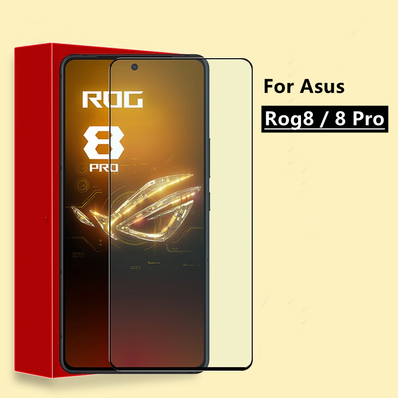 สําหรับ ASUS Rog Phone8 8 Pro Rog8 Ultimate Matte กระจกนิรภัยใส สําหรับ ASUS Rog8 Pro ใส ป้องกันรอยนิ้วมือ แบบเต็ม ป้องกันหน้าจอ