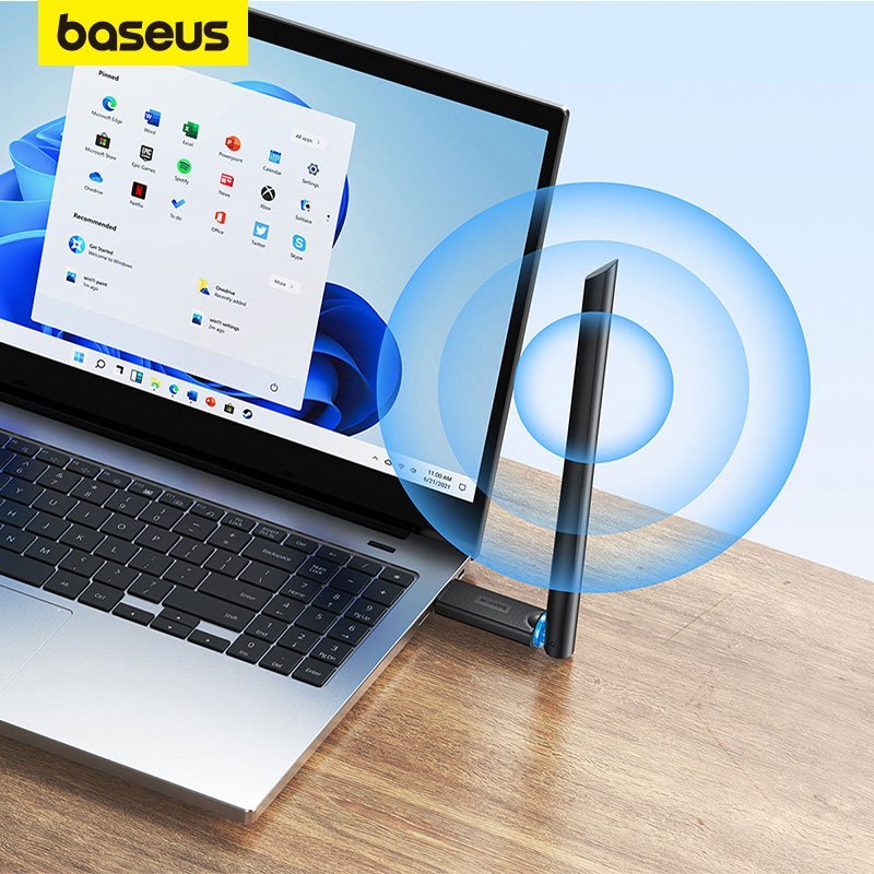 Baseus FastJoy Series อะแดปเตอร์รับสัญญาณ WiFi ไร้สาย 150Mbps 300Mbps 650Mbps