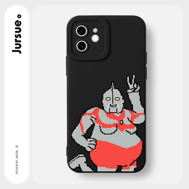 JURSUE ปีใหม่ เคสไอโฟน เคสซิลิโคนนุ่มกันกระแทกน่ารักตลก เคสโทรศัพท์ Compatible for iPhone 16 15 14 13 12 11 Pro Max SE 2020 X XR XS 8 7 Plus พลัส Y4579Q