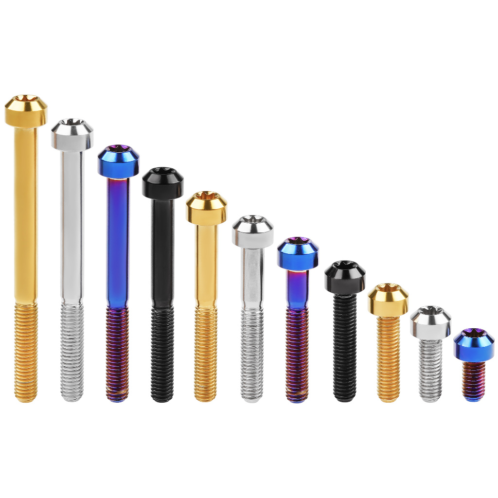 Wanyifa Titanium Bolt M5x1060 มม.T25 Torx Pillar สําหรับ Yamaha Xmax 300 Honda Wave 125i แผ่น ABS ถังน้ํามันกระบอก