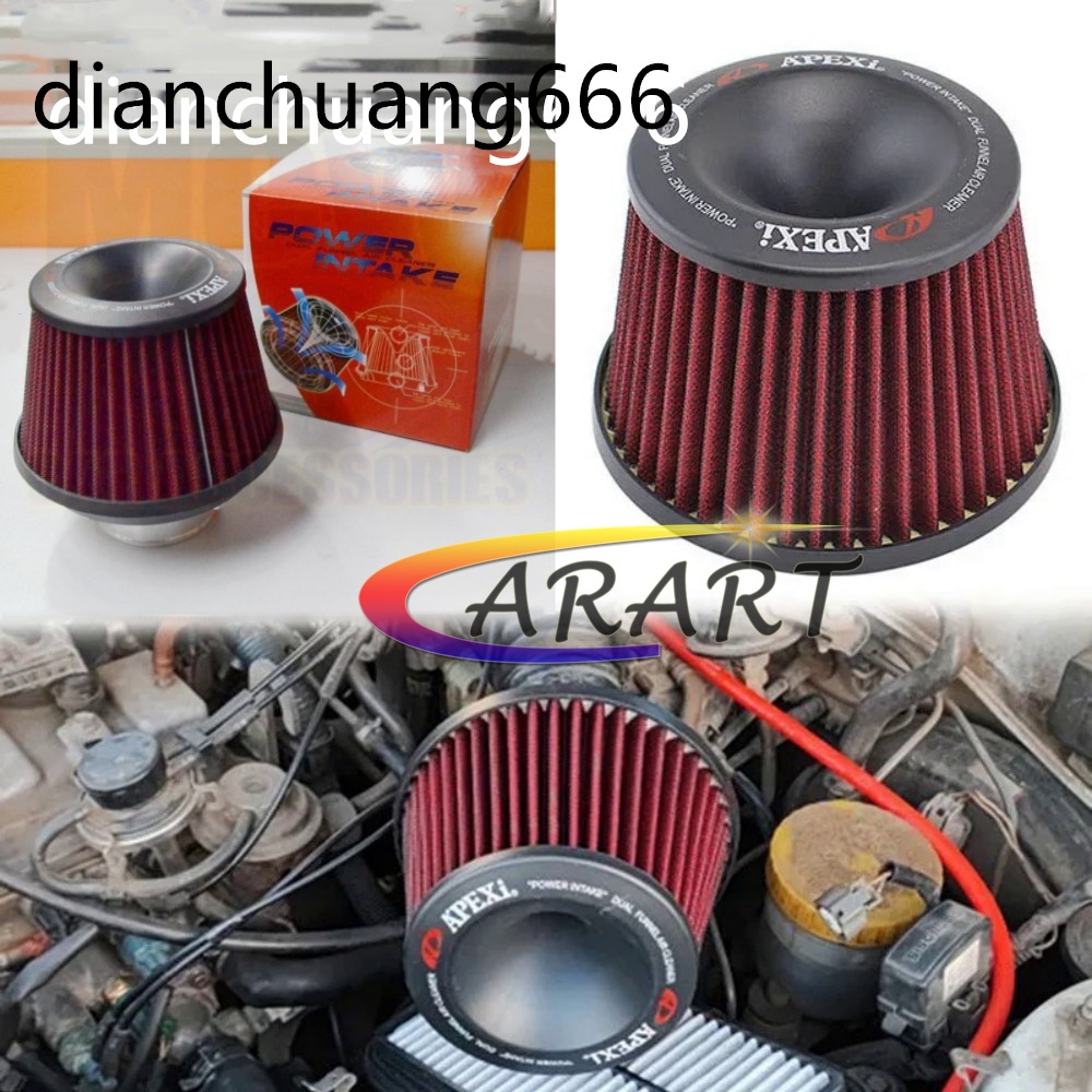 [ Apexi ] อุปกรณ์กรองอากาศ 3 นิ้ว 76 มม. สําหรับรถแข่ง