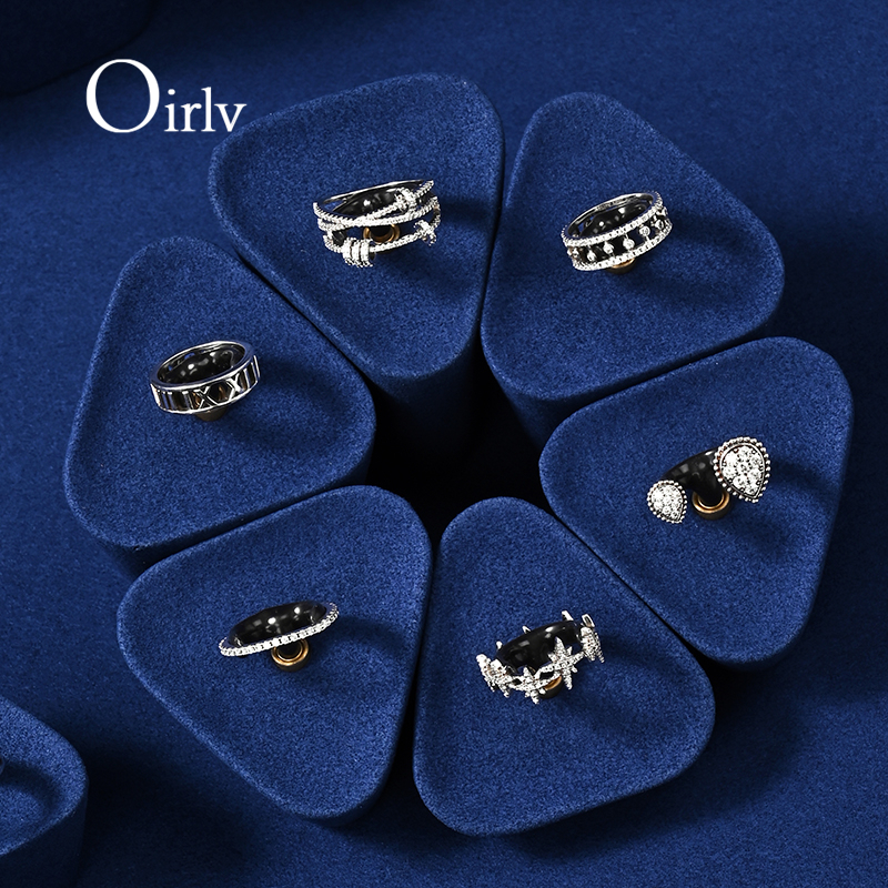 Oirlv ขาตั้งโชว์แหวนเพชร 5 สี TT339 TT343