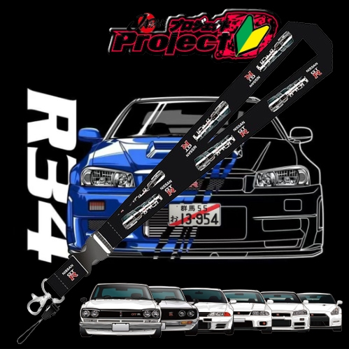 พวงกุญแจรถยนต์ Jdm Auto Refitting Racing Key ID Holders สําหรับ Nissan Nismo GTR
