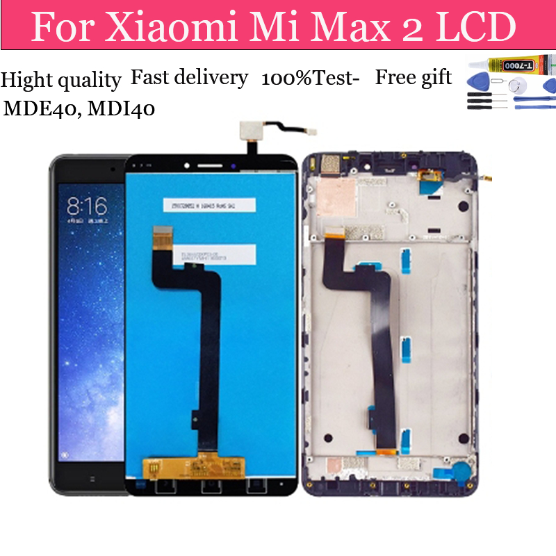 กรอบหน้าจอสัมผัส LCD แบบเปลี่ยน สําหรับ Xiaomi LCD Xioami MI Max 2