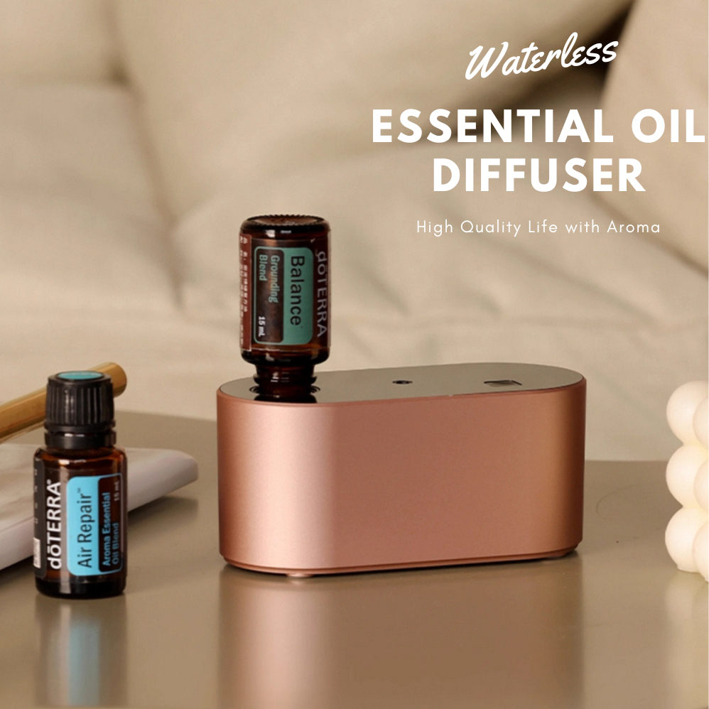 Waterless Diffuser น้ํามันหอมระเหย Home Diffuser สําหรับห้องนั่งเล่นเด็กน้ํามันหอมระเหย Aromatherapy Diffuser Humidifier รถ Diffuser pewang pewangi rumahi bilik 香机