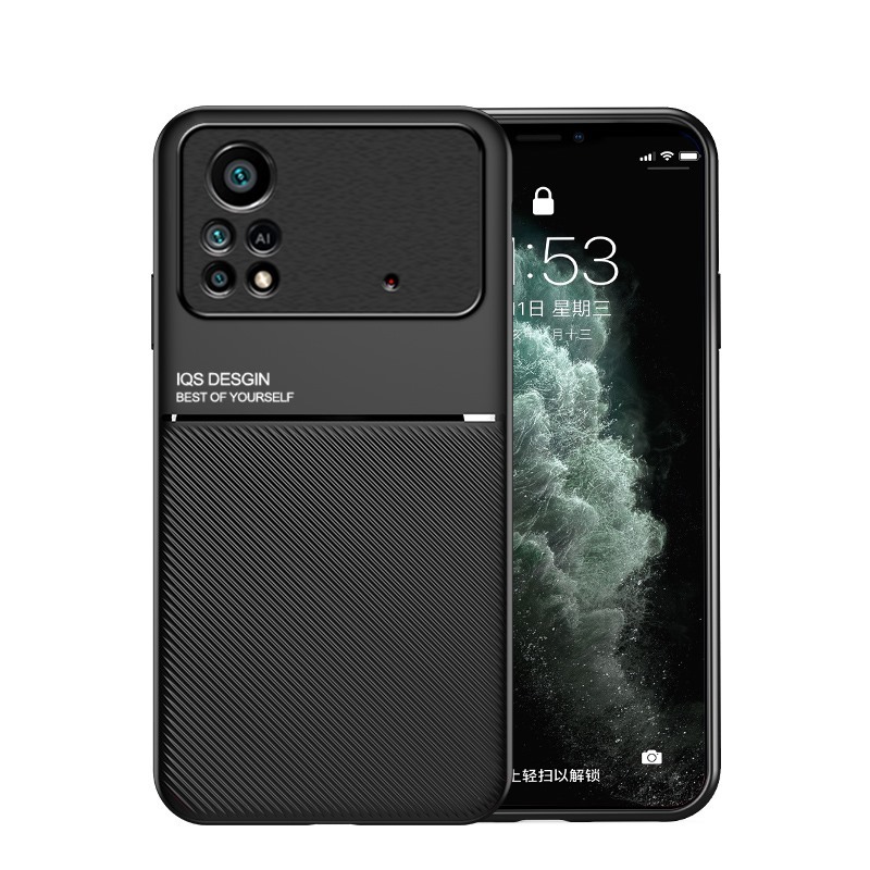 For Xiaomi POCO X4 Pro 5G ,เคสโทรศัพท์มือถือ ผิวด้าน แม่เหล็กดูด กันกระแทก คุณภาพสูง สไตล์ธุรกิจ สําหรับ