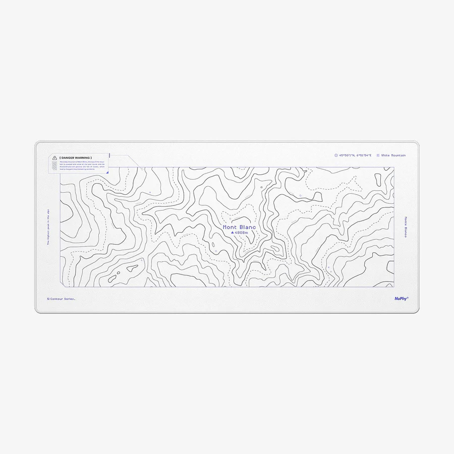 Nuphy Everest แผ่นรองเมาส์ กันน้ํา (900 มม. x 400 มม. x 4 มม.)
