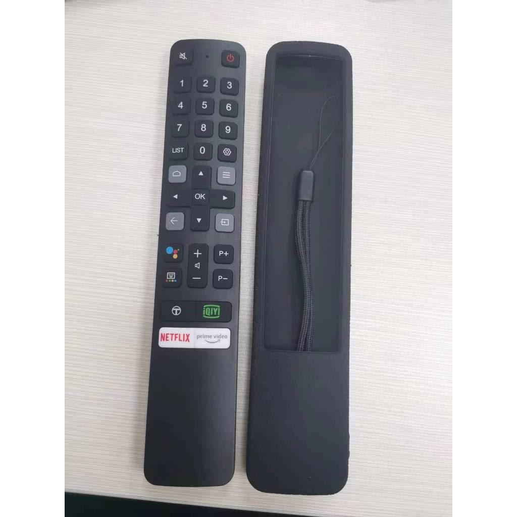 TCL RC901V ซิลิโคนป้องกันสําหรับ TCL TV Remote RC901V FMRD/FMR1/FMR8 /FMR5/FMR6 ล้างทําความสะอาดได้ก