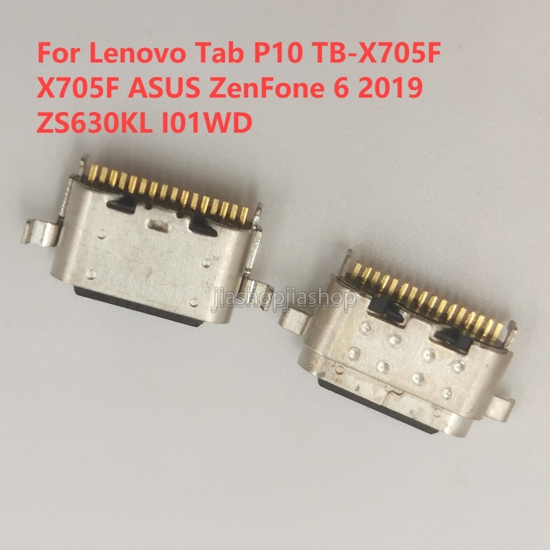 ใหม่ ของแท้ พอร์ตชาร์จ USB สําหรับ Lenovo Tab P10 TB-X705F X705F ASUS ZenFone 6 2019 ZS630KL I01WD Type C 5 ชิ้น